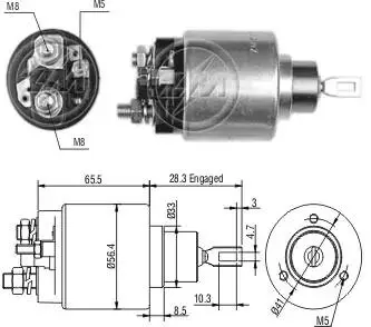 Реле втягуюче стартера ZM ZM779